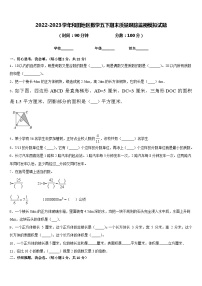 2022-2023学年和田地区数学五下期末质量跟踪监视模拟试题含答案