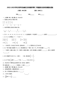 2022-2023学年天津市东丽区五年级数学第二学期期末达标检测模拟试题含答案