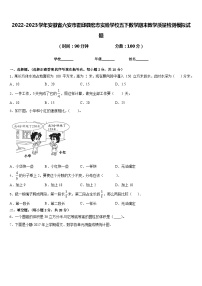 2022-2023学年安徽省六安市霍邱县宏志实验学校五下数学期末教学质量检测模拟试题含答案