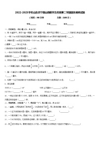 2022-2023学年山东济宁微山县数学五年级第二学期期末调研试题含答案