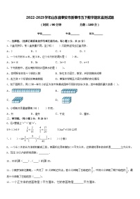 2022-2023学年山东省泰安市新泰市五下数学期末监测试题含答案