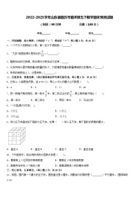 2022-2023学年山东省临沂市临沭县五下数学期末预测试题含答案