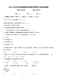 2022-2023学年山东省莱阳市赤山初级中学数学五下期末监测试题含答案