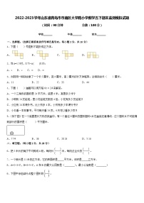 2022-2023学年山东省青岛市市南区大学路小学数学五下期末监测模拟试题含答案