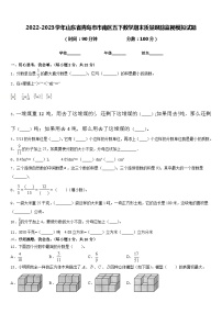 2022-2023学年山东省青岛市市南区五下数学期末质量跟踪监视模拟试题含答案