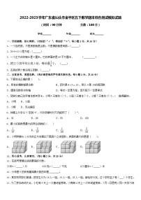 2022-2023学年广东省汕头市金平区五下数学期末综合测试模拟试题含答案