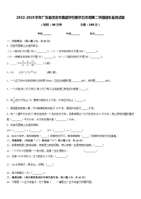 2022-2023学年广东省茂名市直属学校数学五年级第二学期期末监测试题含答案