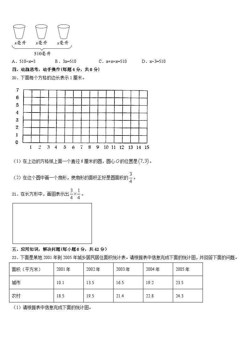 2022-2023学年安义县五下数学期末学业水平测试试题含答案03