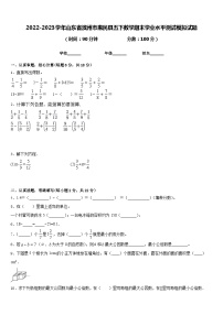 2022-2023学年山东省滨州市惠民县五下数学期末学业水平测试模拟试题含答案