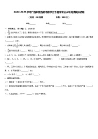 2022-2023学年广西壮族百色市数学五下期末学业水平测试模拟试题含答案