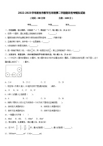 2022-2023学年新民市数学五年级第二学期期末统考模拟试题含答案