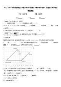 2022-2023学年新疆维吾尔乌鲁木齐市乌鲁木齐县数学五年级第二学期期末教学质量检测试题含答案