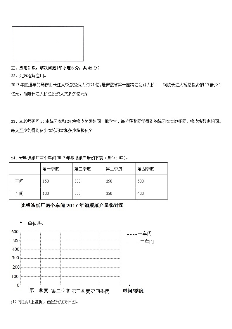 2022-2023学年日喀则地区仁布县数学五下期末预测试题含答案03