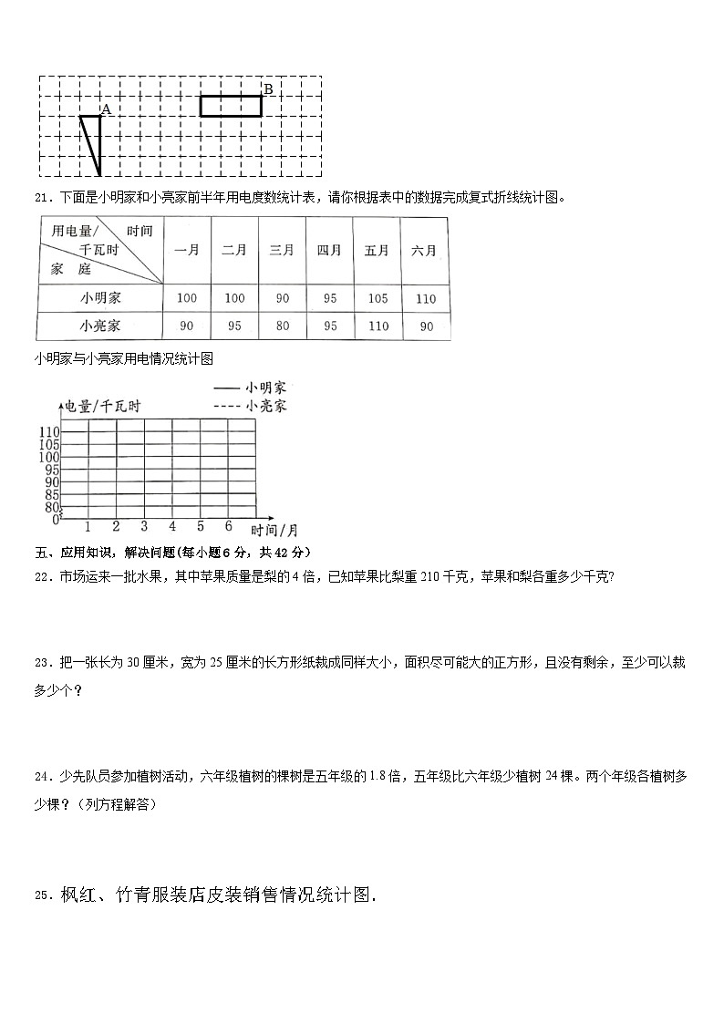 2022-2023学年桂林市象山区数学五年级第二学期期末教学质量检测模拟试题含答案第3页