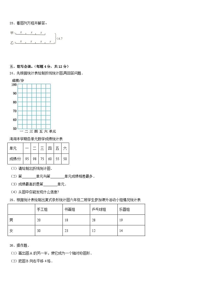 2022-2023学年河北省沧州市运河区数学五下期末质量跟踪监视试题含答案第3页