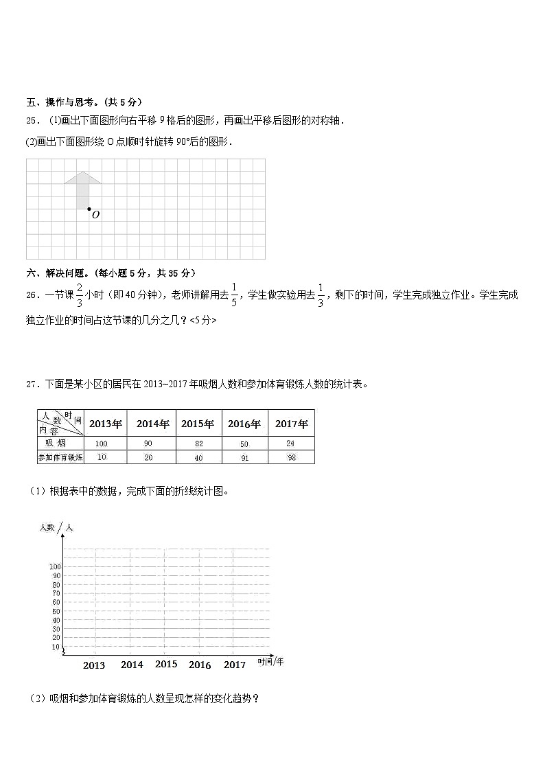 2022-2023学年河北省邢台市信都区数学五下期末统考模拟试题含答案第3页