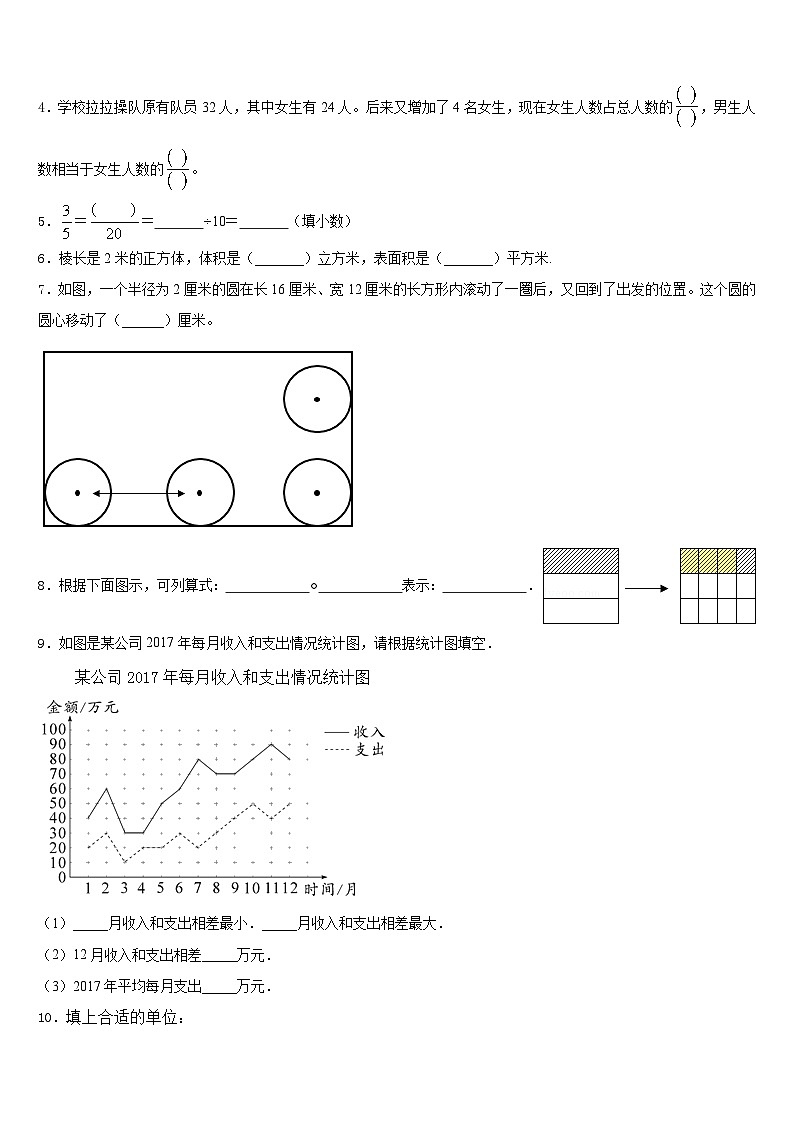 2022-2023学年河南省三门峡市灵宝市数学五年级第二学期期末学业质量监测模拟试题含答案第2页