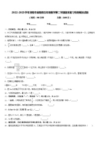 2022-2023学年洛阳市宜阳县五年级数学第二学期期末复习检测模拟试题含答案