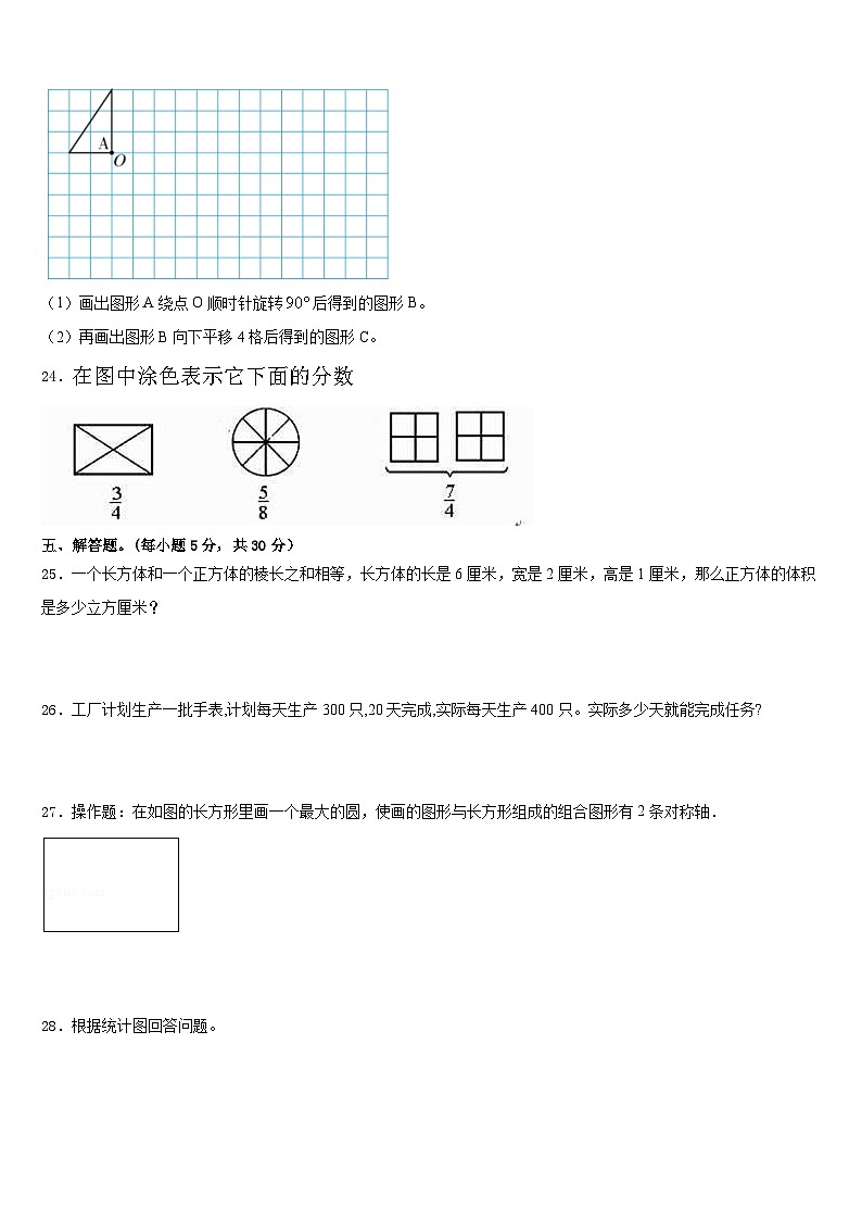 2022-2023学年海南省昌江县红林学校数学五下期末学业质量监测试题含答案03