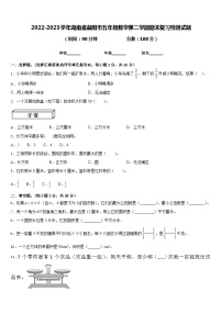 2022-2023学年湖南省益阳市五年级数学第二学期期末复习检测试题含答案