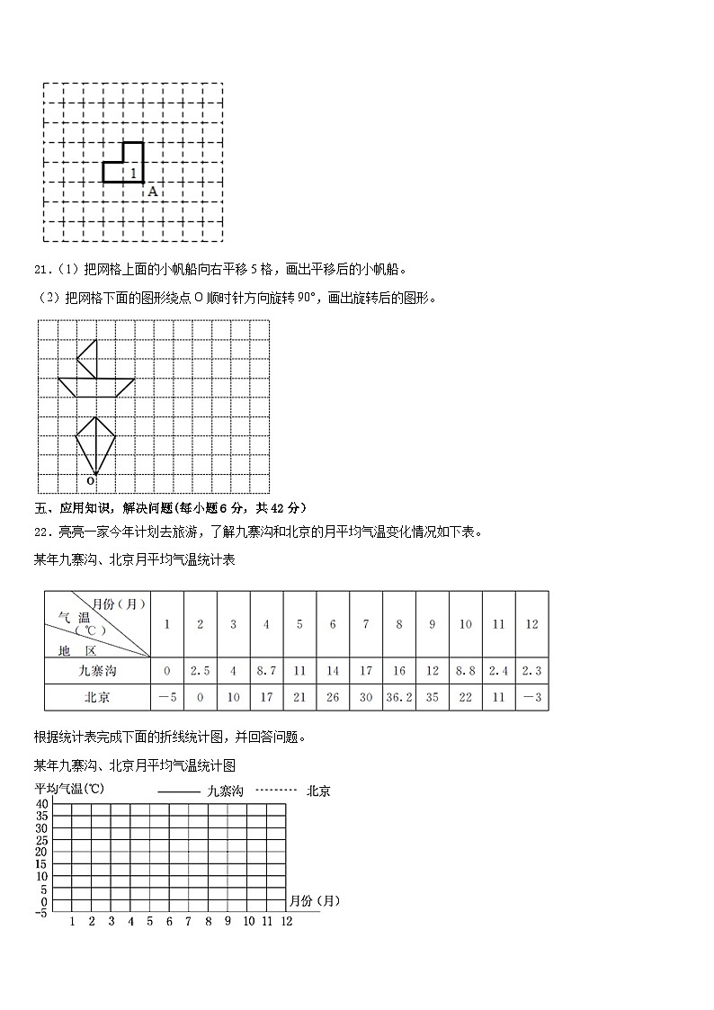 2022-2023学年环县五年级数学第二学期期末质量检测试题含答案第3页