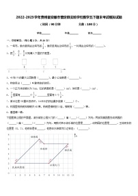 2022-2023学年贵州省安顺市普定县实验学校数学五下期末考试模拟试题含答案