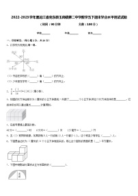 2022-2023学年黑龙江省克东县玉岗镇第二中学数学五下期末学业水平测试试题含答案