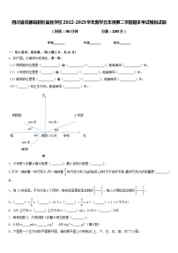 四川省成都高新区益民学校2022-2023学年数学五年级第二学期期末考试模拟试题含答案