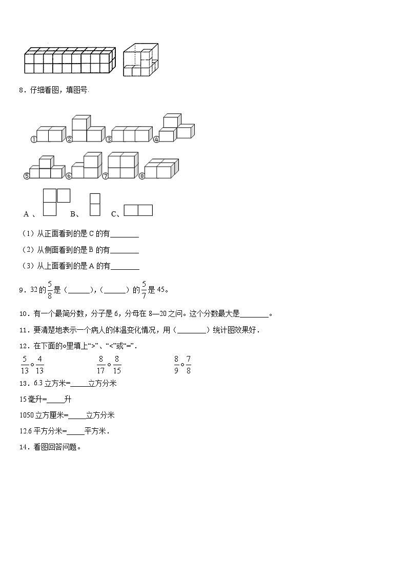 四川省凉山彝族自治州布拖县2022-2023学年数学五年级第二学期期末监测模拟试题含答案第2页