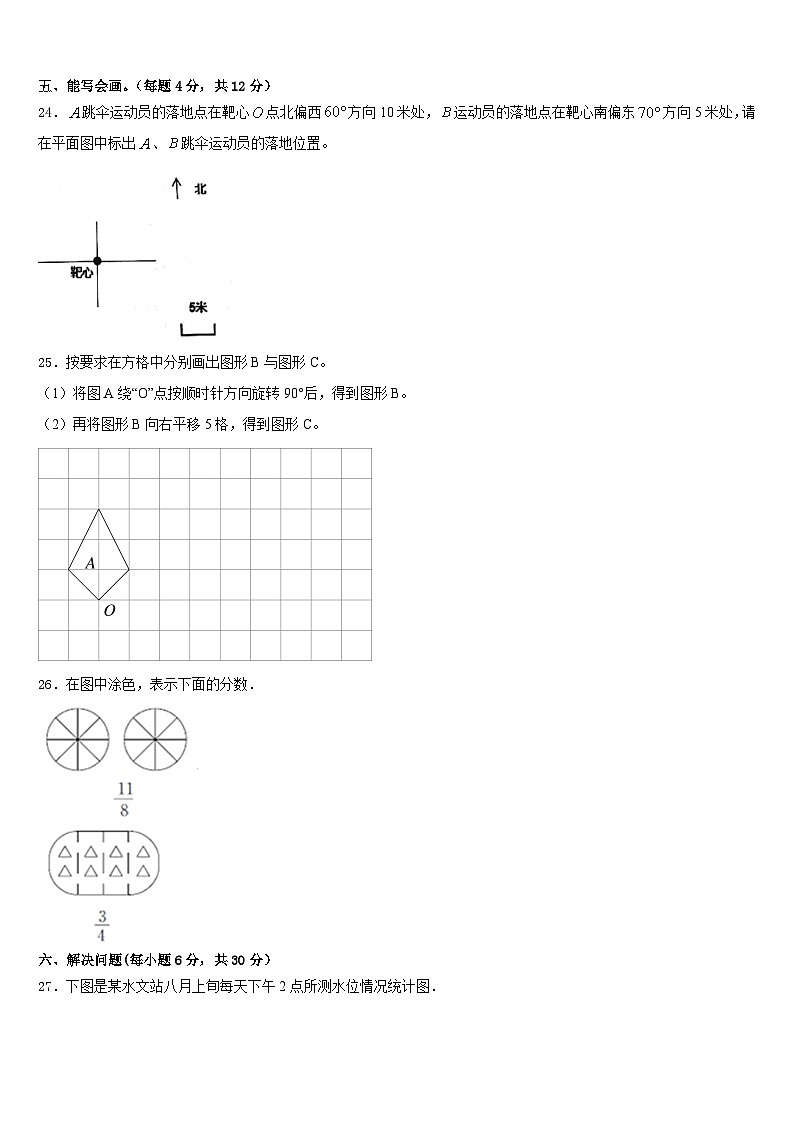 四川省阿坝藏族羌族自治州小金县2022-2023学年数学五年级第二学期期末调研试题含答案第3页