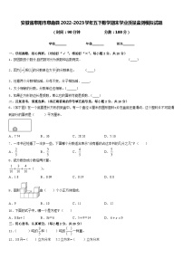 安徽省阜阳市阜南县2022-2023学年五下数学期末学业质量监测模拟试题含答案