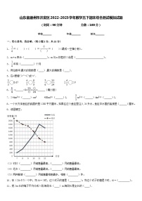 山东省德州市开发区2022-2023学年数学五下期末综合测试模拟试题含答案