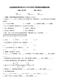 山东省滨州市博兴县2022-2023学年五下数学期末经典模拟试题含答案