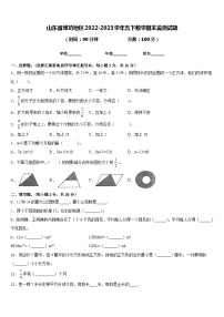 山东省潍坊地区2022-2023学年五下数学期末监测试题含答案