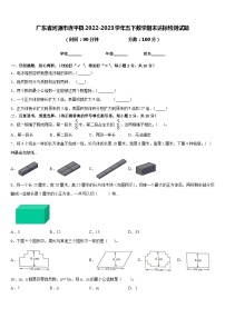 广东省河源市连平县2022-2023学年五下数学期末达标检测试题含答案