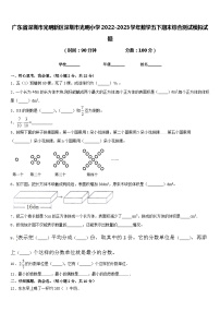 广东省深圳市光明新区深圳市光明小学2022-2023学年数学五下期末综合测试模拟试题含答案