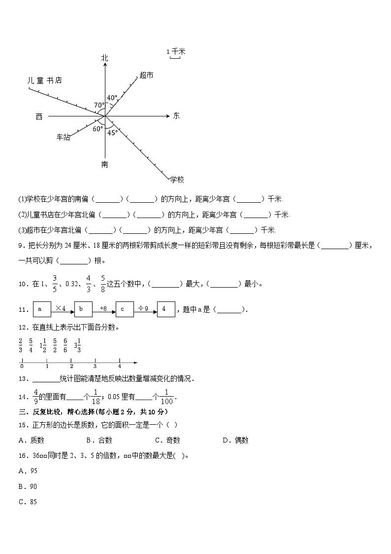 广东省深圳市福田区深圳外国语学校东海附属小学2022-2023学年数学五年级第二学期期末考试试题含答案02