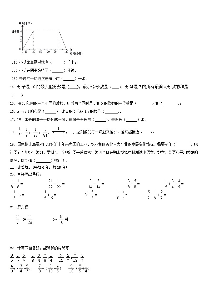 广东省湛江市2022-2023学年数学五年级第二学期期末监测模拟试题含答案02