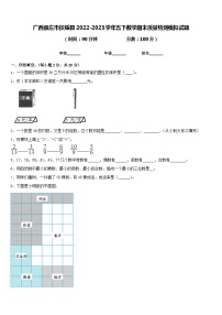 广西崇左市扶绥县2022-2023学年五下数学期末质量检测模拟试题含答案