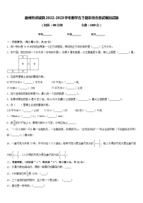 德州市武城县2022-2023学年数学五下期末综合测试模拟试题含答案