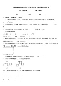 广西防城港市思县2022-2023学年五下数学期末监测试题含答案