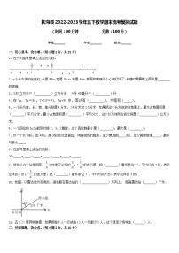 扶沟县2022-2023学年五下数学期末统考模拟试题含答案