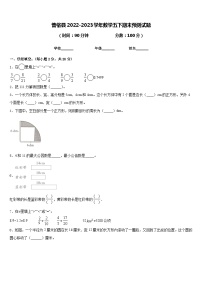 普格县2022-2023学年数学五下期末预测试题含答案