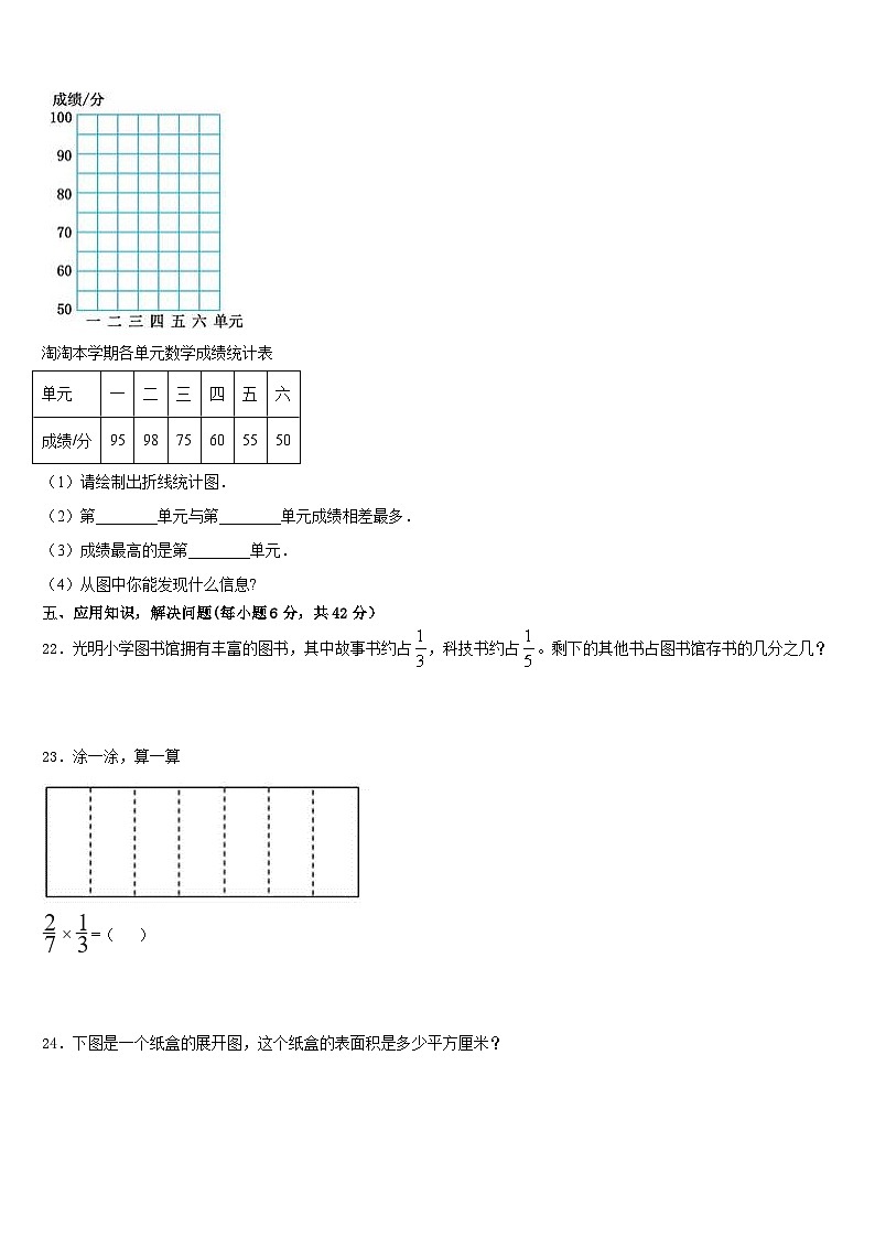 松阳县2022-2023学年数学五年级第二学期期末质量检测模拟试题含答案第3页