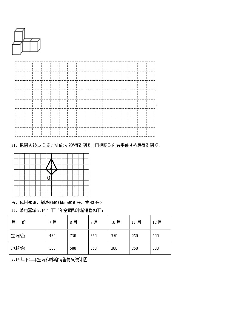 毕节地区大方县2022-2023学年数学五年级第二学期期末考试模拟试题含答案第3页