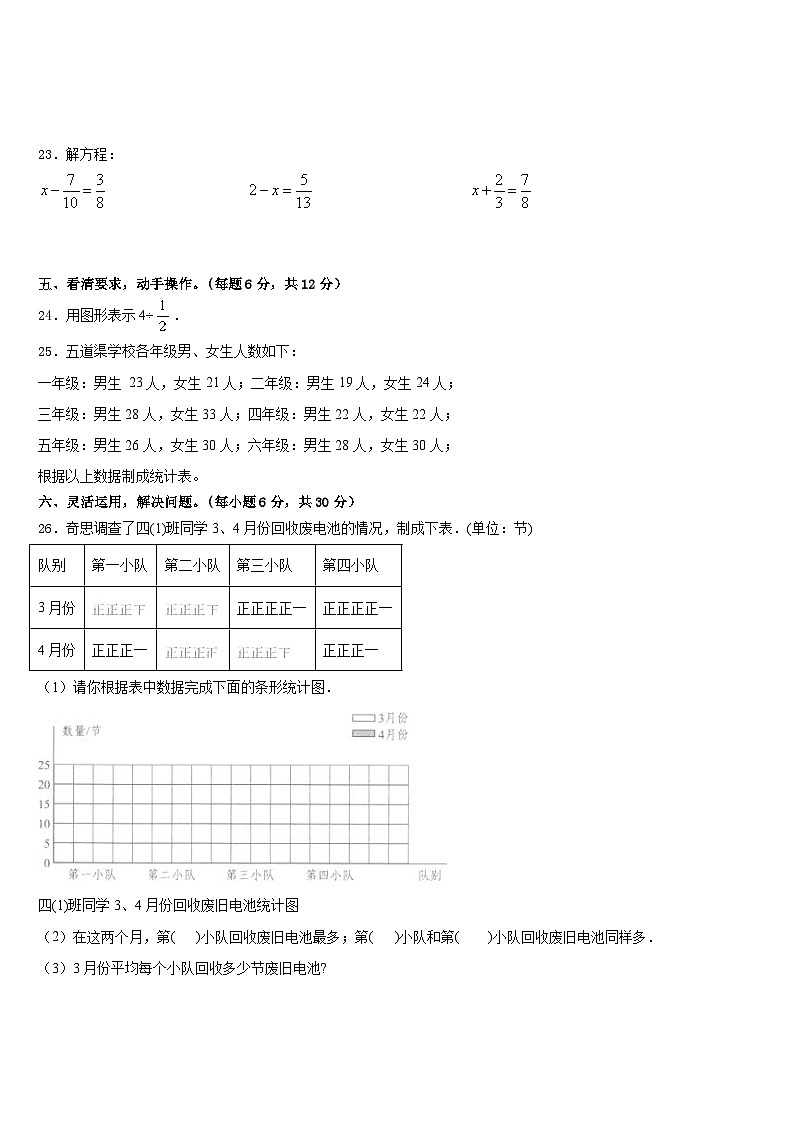 江苏省南京市六合区2022-2023学年五下数学期末联考试题含答案第3页