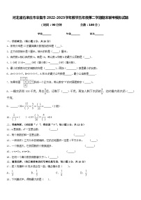 河北省石家庄市辛集市2022-2023学年数学五年级第二学期期末联考模拟试题含答案