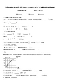 河北省邢台市平乡县艾村小学2022-2023学年数学五下期末达标检测模拟试题含答案