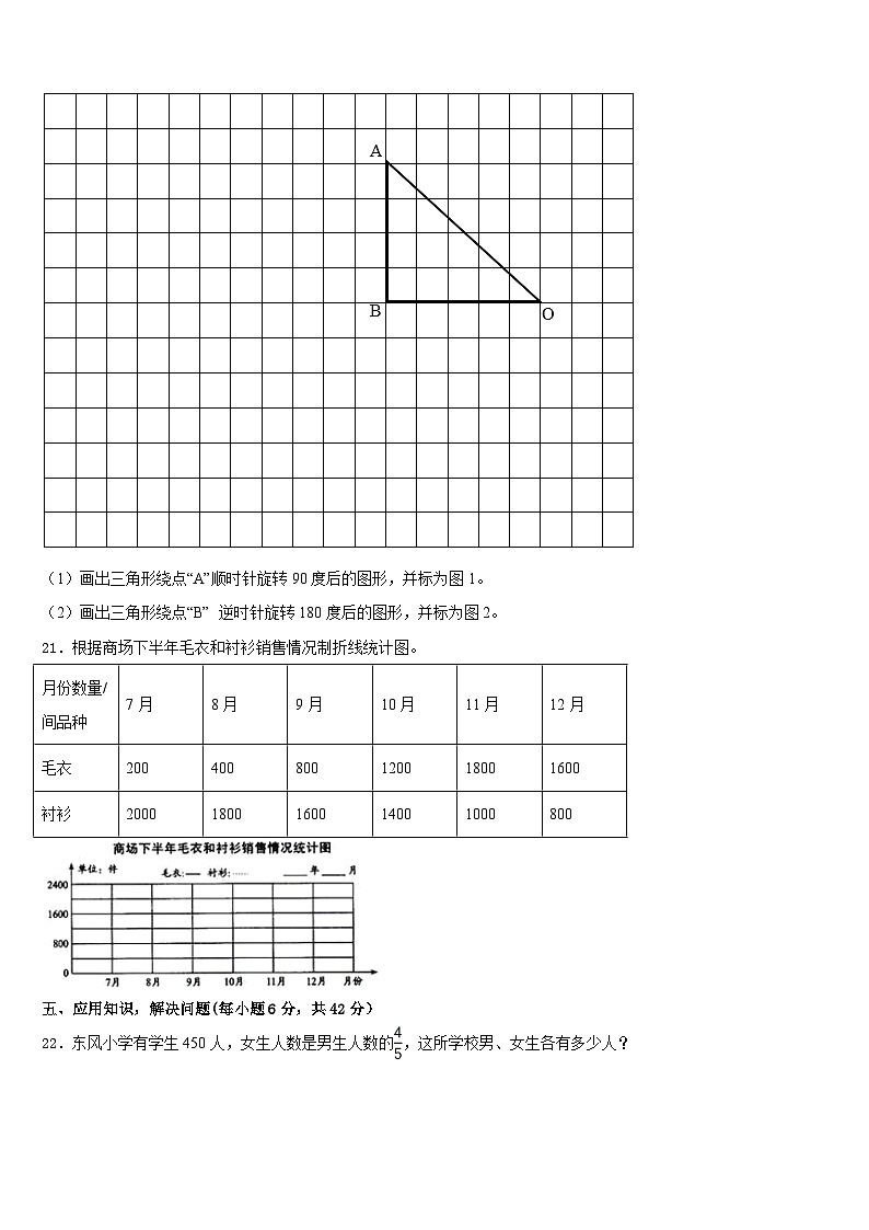 湖南省岳阳市云溪区2022-2023学年五年级数学第二学期期末学业质量监测模拟试题含答案第3页