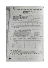 山东省德州市齐河县2022-2023学年三年级下学期期末考试数学试题